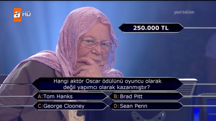 Kim Milyoner İster yarışmacısı Nesrin Teyze 13 Mayıs 2017