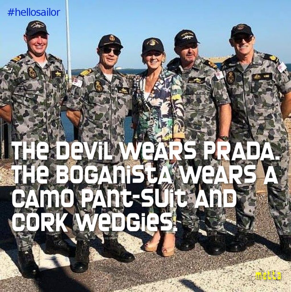 Julie Bishop’s photos with soldiers