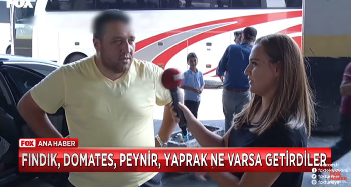 Fox Haber fındık domates peynir ne varsa getirdiler