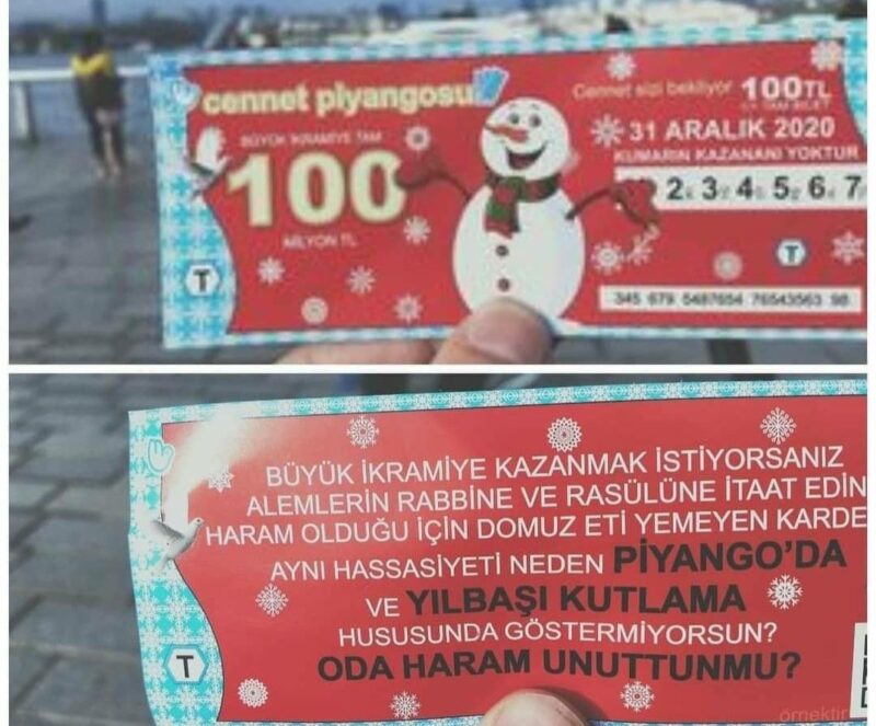 Cennet piyangosu biletleri