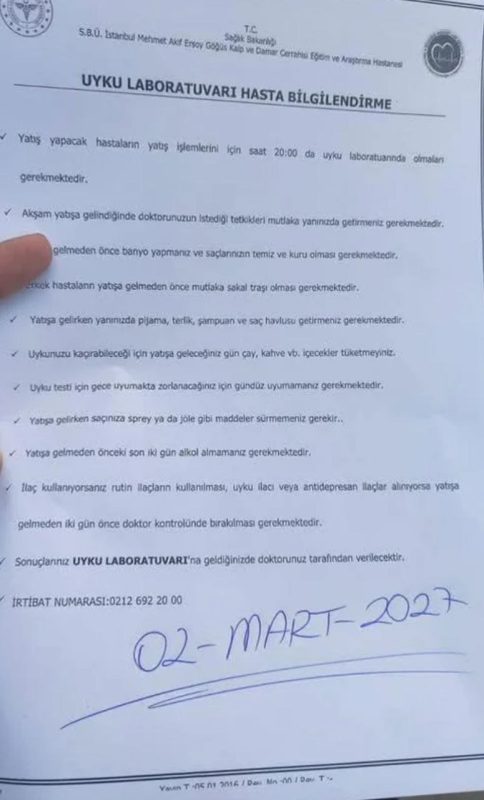 2 Mart 2027 Tarihine Randevu Veren Hastane İddiası