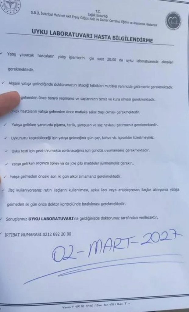 2 Mart 2027 Tarihine Randevu Veren Hastane İddiası