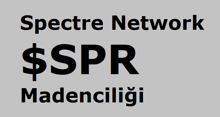 CPU İşlemci ile Spectre Network SPR Madenciliği