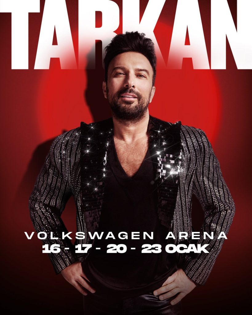 Tarkan Volkswagen Arena Konser Bileti Fiyatları Belli Oldu